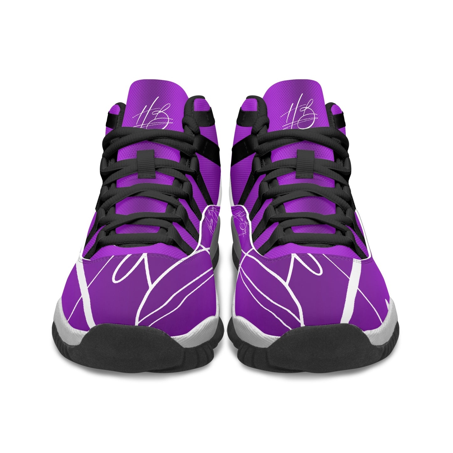 Harlem Boy "Tribe" Basketball - Amethyst w/Black or White Trim (Men's)