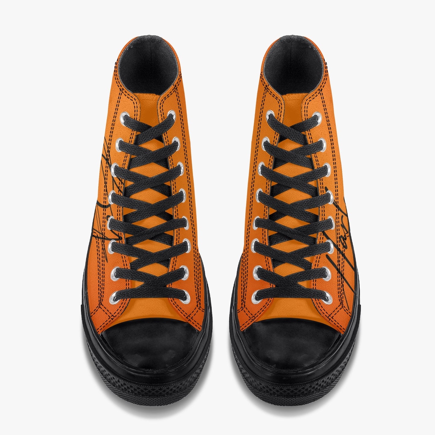 Harlem Boy "Coolee High" Tops Men - Mandarin Fire - Black Sole