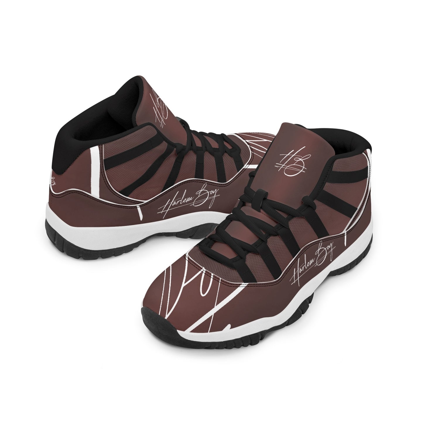 Harlem Boy "Tribe" Basketball - Burnished Mahogany w/Black or White Trim (Men's)