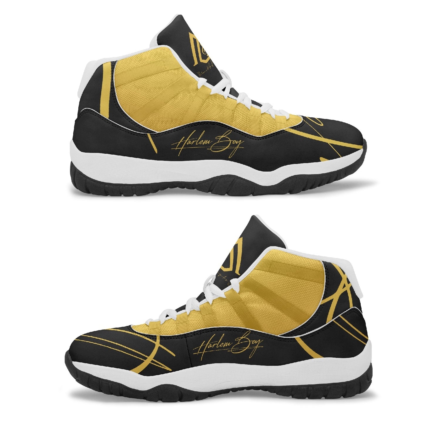 Harlem Boy "Tribe" Basketball MP2 Edition - Black w/Black or White Trim (Women's)