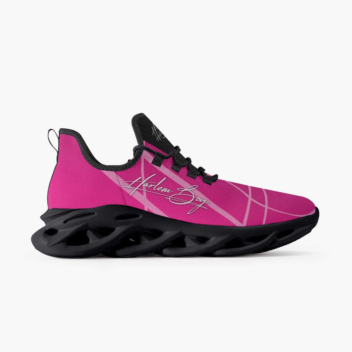 HB Harlem Boy "Bounce" Runner - Men - Fuchsia - Black Sole