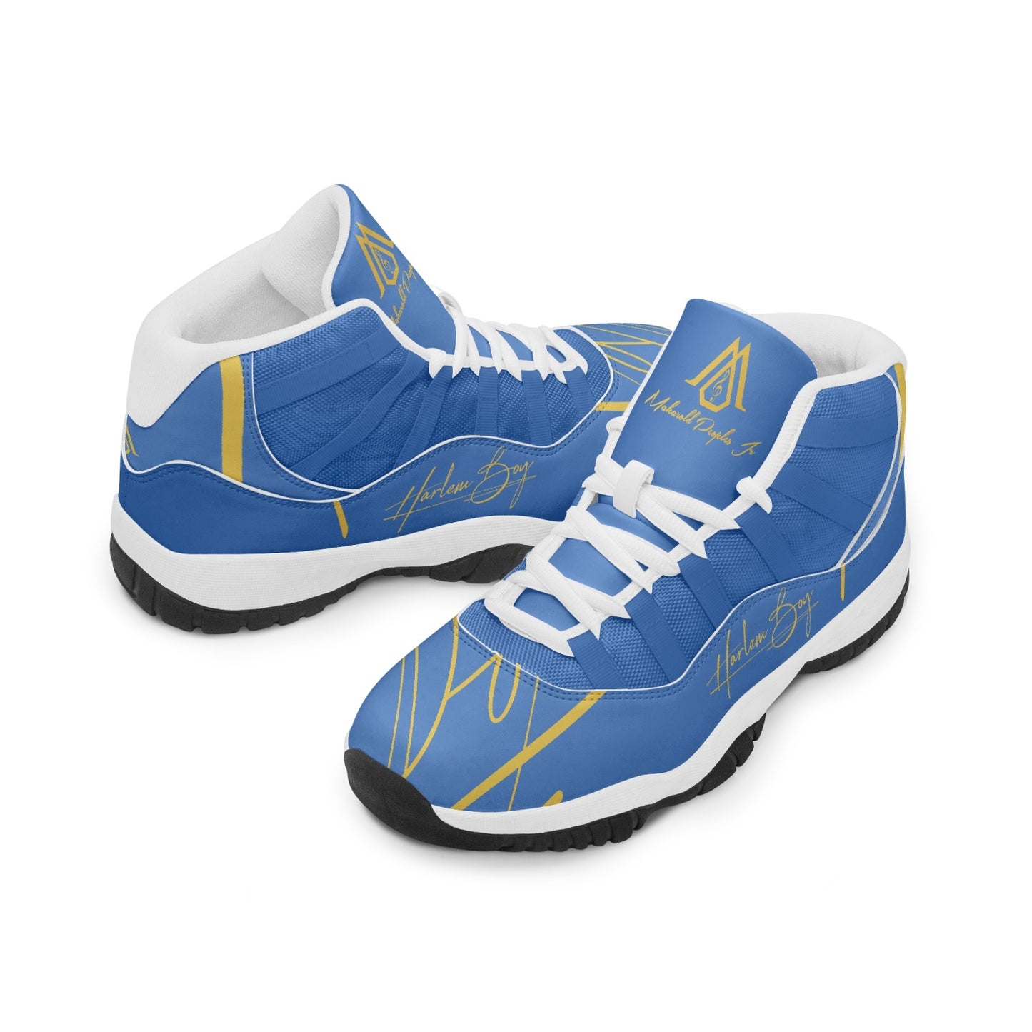 Harlem Boy "Tribe" Basketball MP2 Edition - Blue w/Black or White Trim (Men's) *