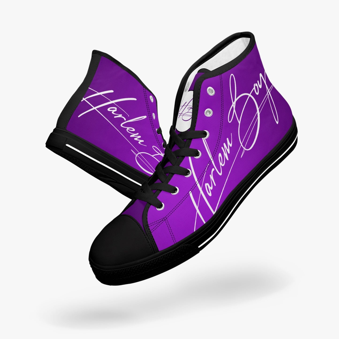 HB Harlem Boy "Lenox Ave" Classic High Top - Amethyst - Mens (Black or White Soles)