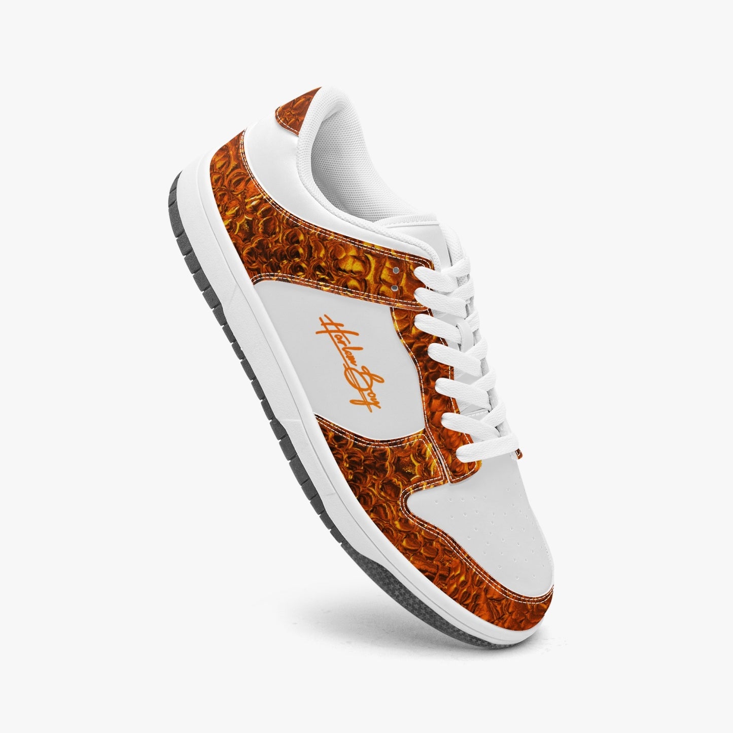 Harlem Boy Collection - Dunks - Low Top Men - Crocodile Print Mandarin
