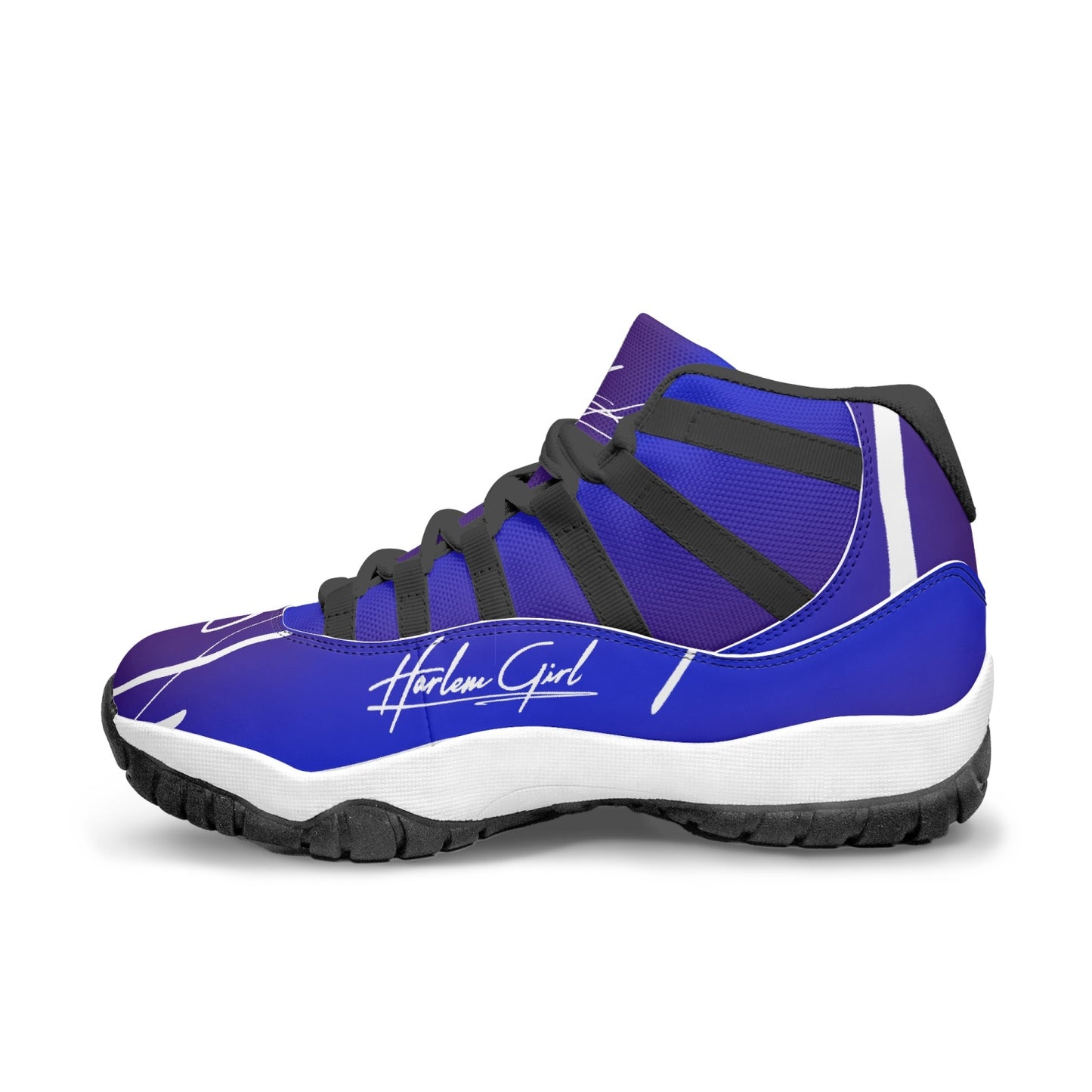 Harlem Girl "Tribe" Basketball - Sapphire w/Black or White Trim (Women's)
