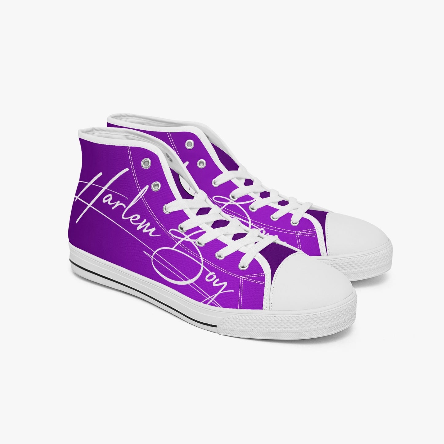 HB Harlem Boy "Lenox Ave" Classic High Top - Amethyst - Mens (Black or White Soles)