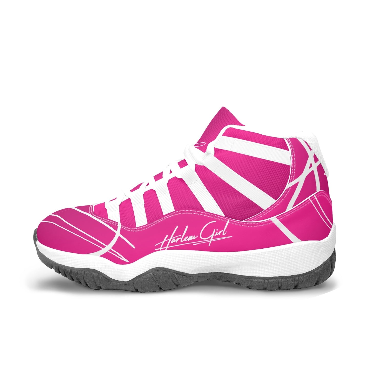 Harlem Girl "Tribe" Basketball - Fuchsia w/Black or White Trim (Women's)