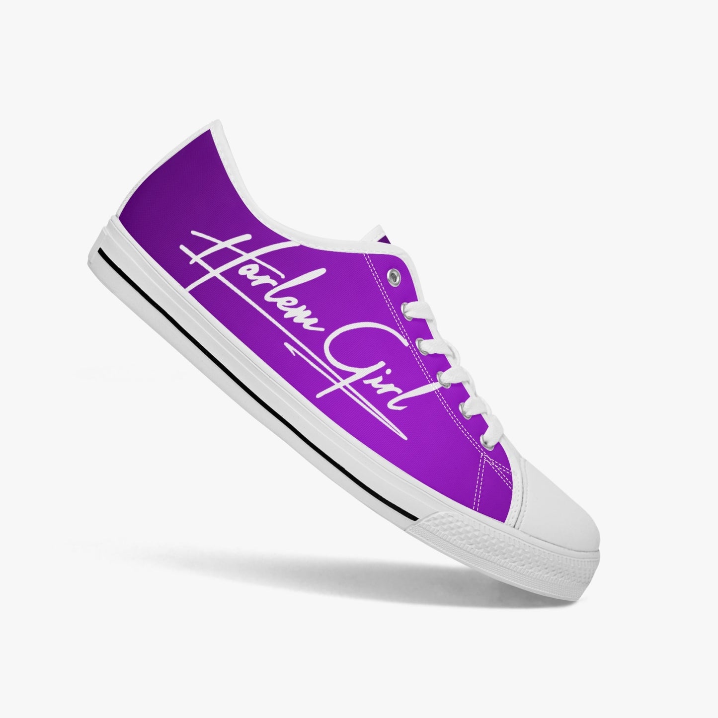 HB Harlem Girl "Lenox Ave" Classic Low Tops - Amethyst - Women (Black or White Sole)