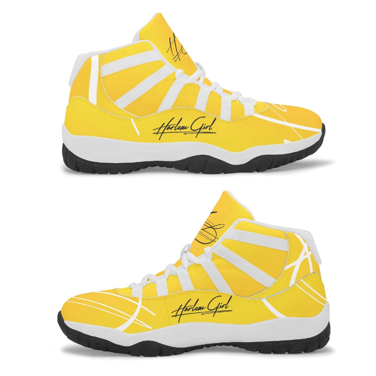 Harlem Girl "Tribe" Basketball - Gold w/Black or White Trim (Women's)