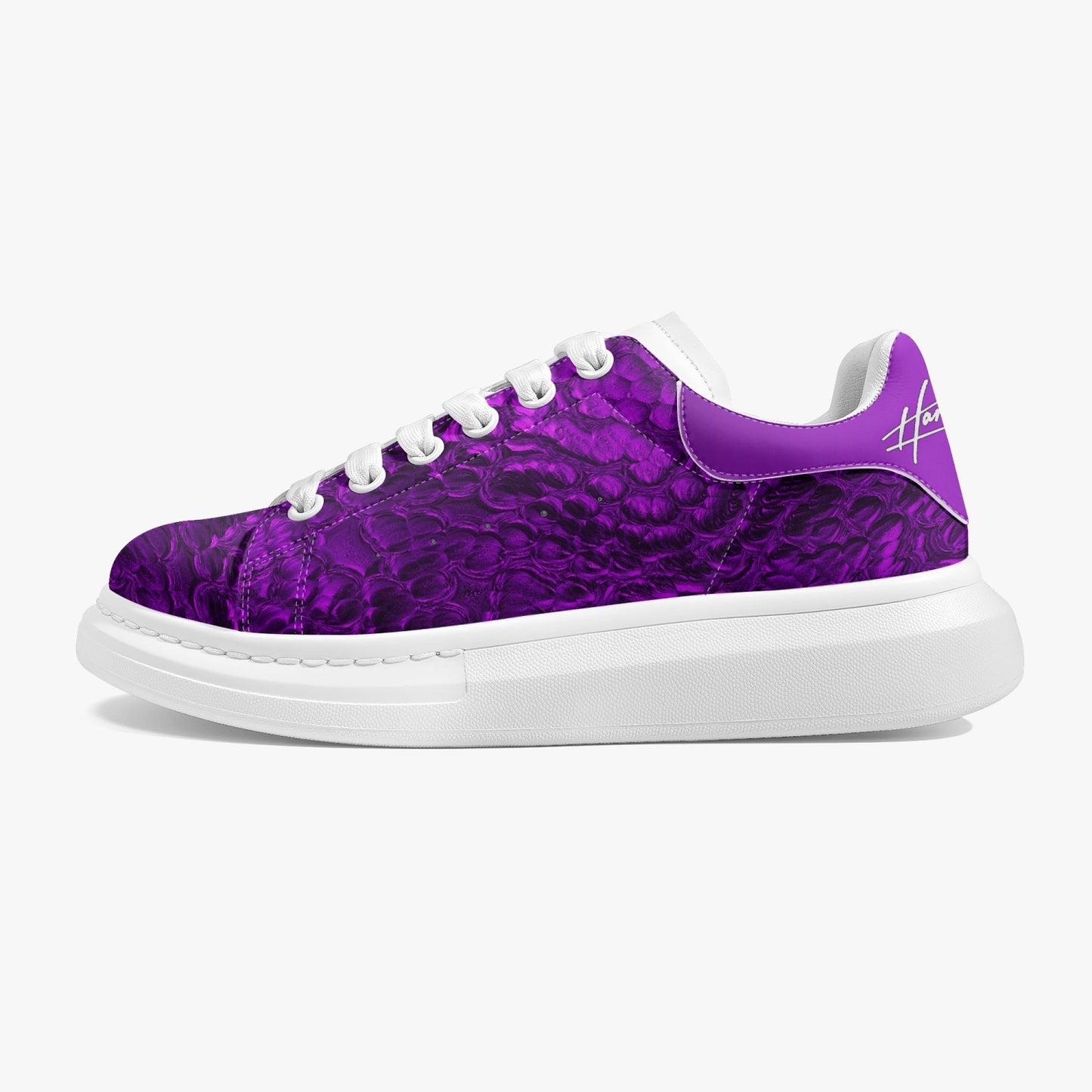 HBC - Harlem Girl Sankofa - Crocodile Print - Amethyst - Womens