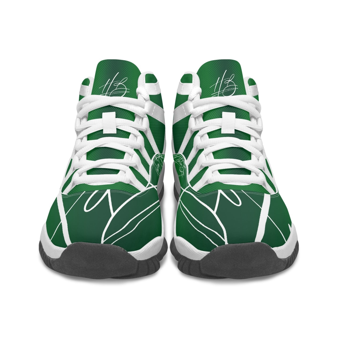 Harlem Boy "Tribe" Basketball - Emerald w/Black or White Trim (Men's)