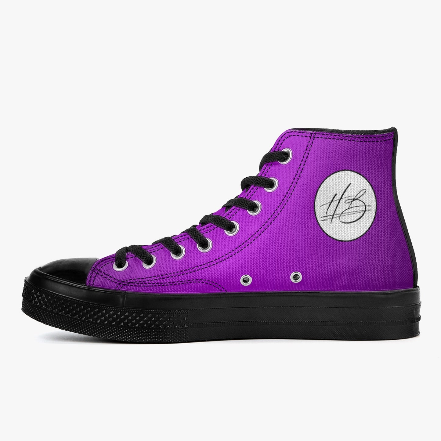 Harlem Boy "Coolee High" Tops Men - Royal Amethyst - Black Sole