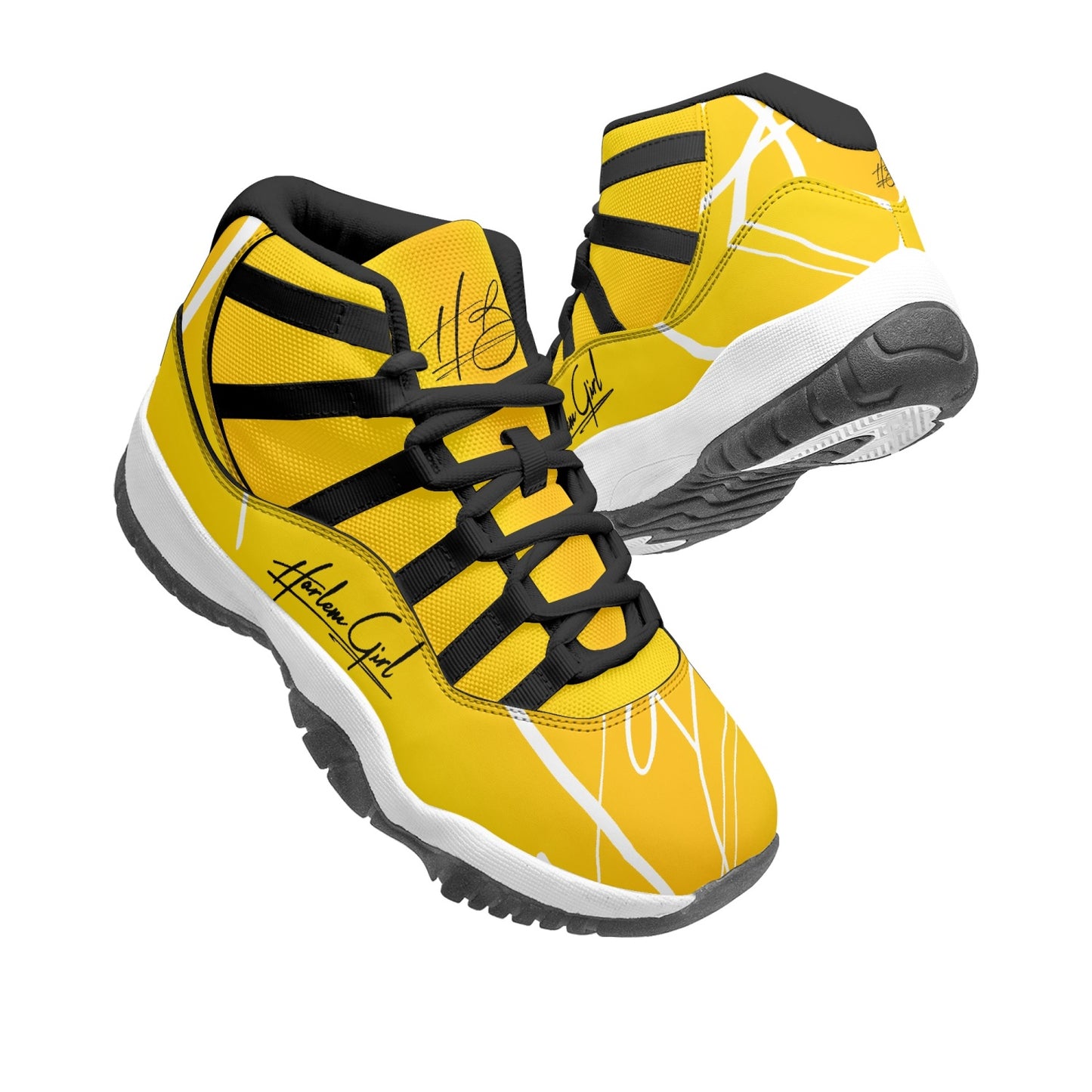 Harlem Girl "Tribe" Basketball - Gold w/Black or White Trim (Women's)