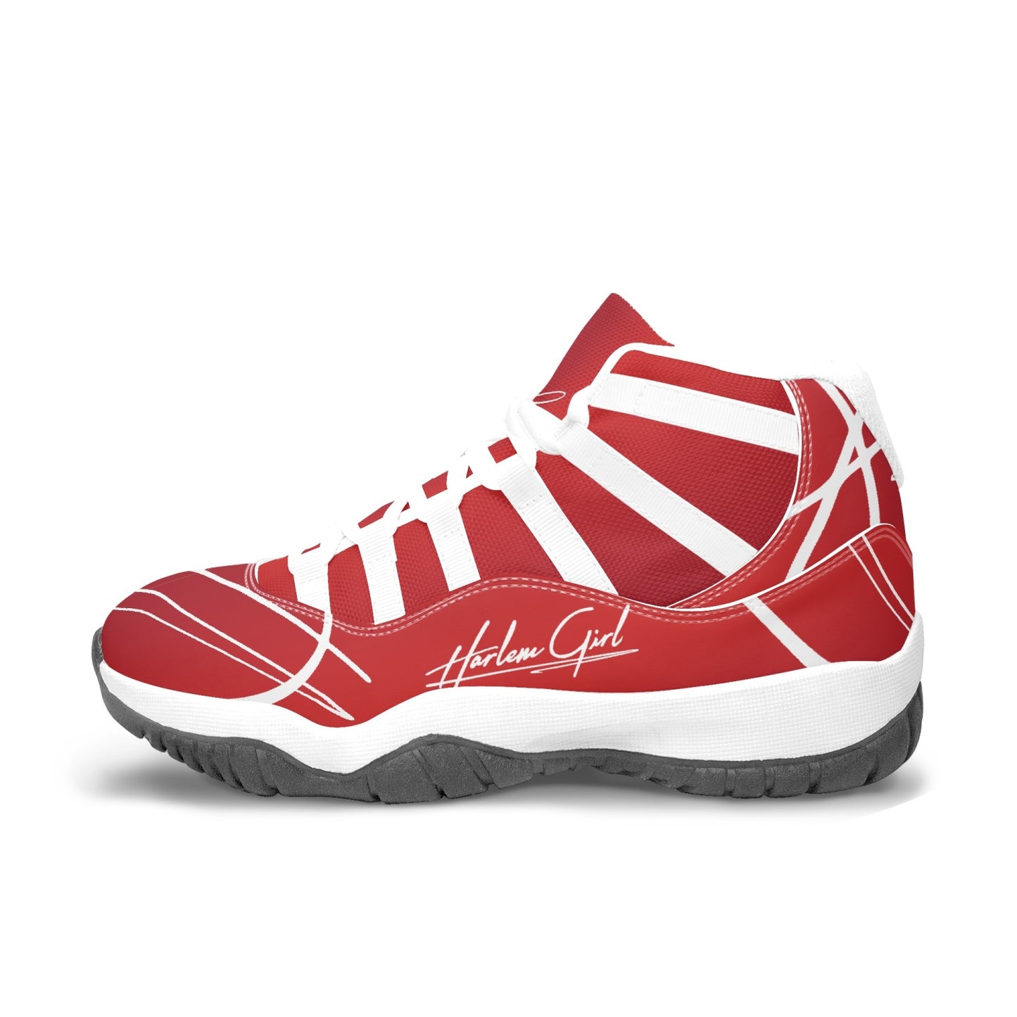 Harlem Girl "Tribe" Basketball - Ruby w/Black or White Trim (Women's)