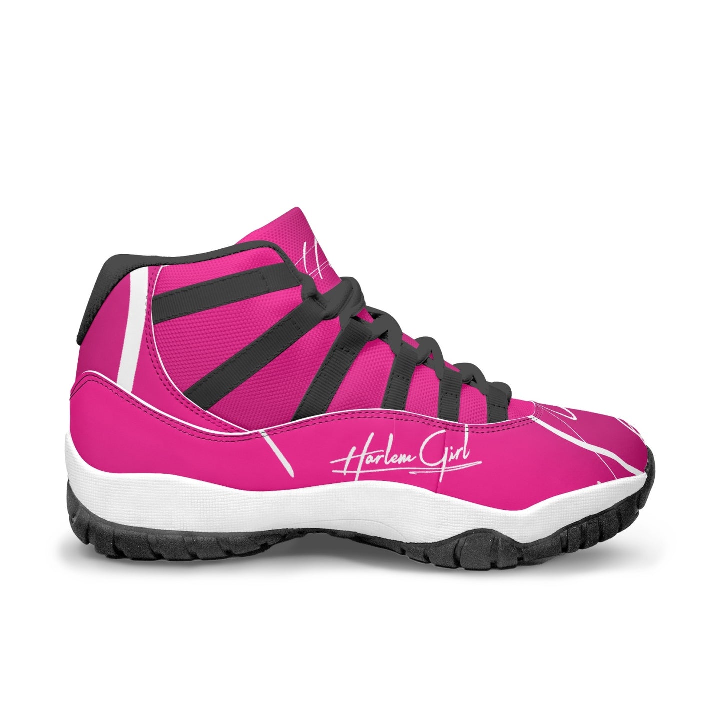 Harlem Girl "Tribe" Basketball - Fuchsia w/Black or White Trim (Women's)