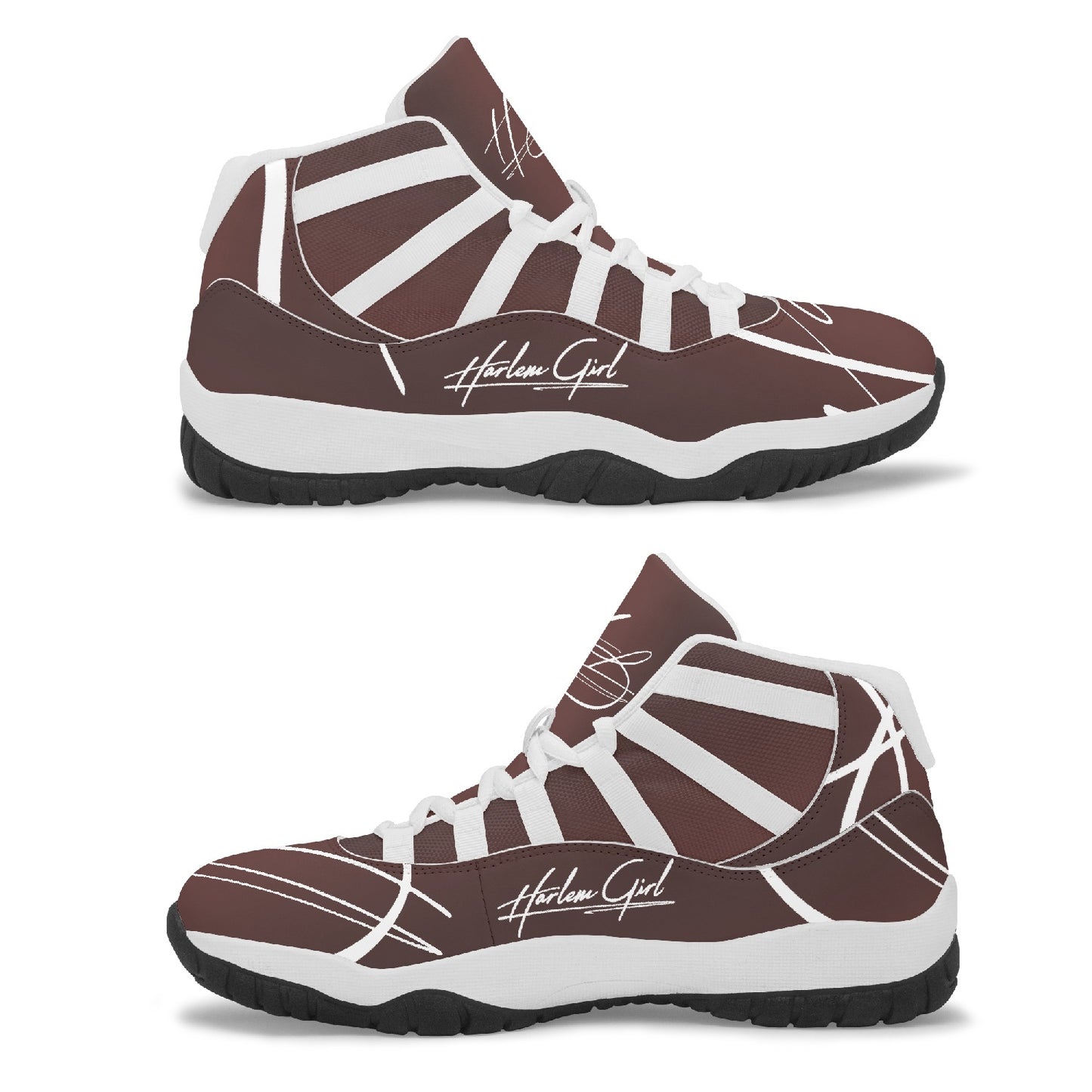 Harlem Girl "Tribe" Basketball - Burnished Mahogany w/Black or White Trim (Women's)