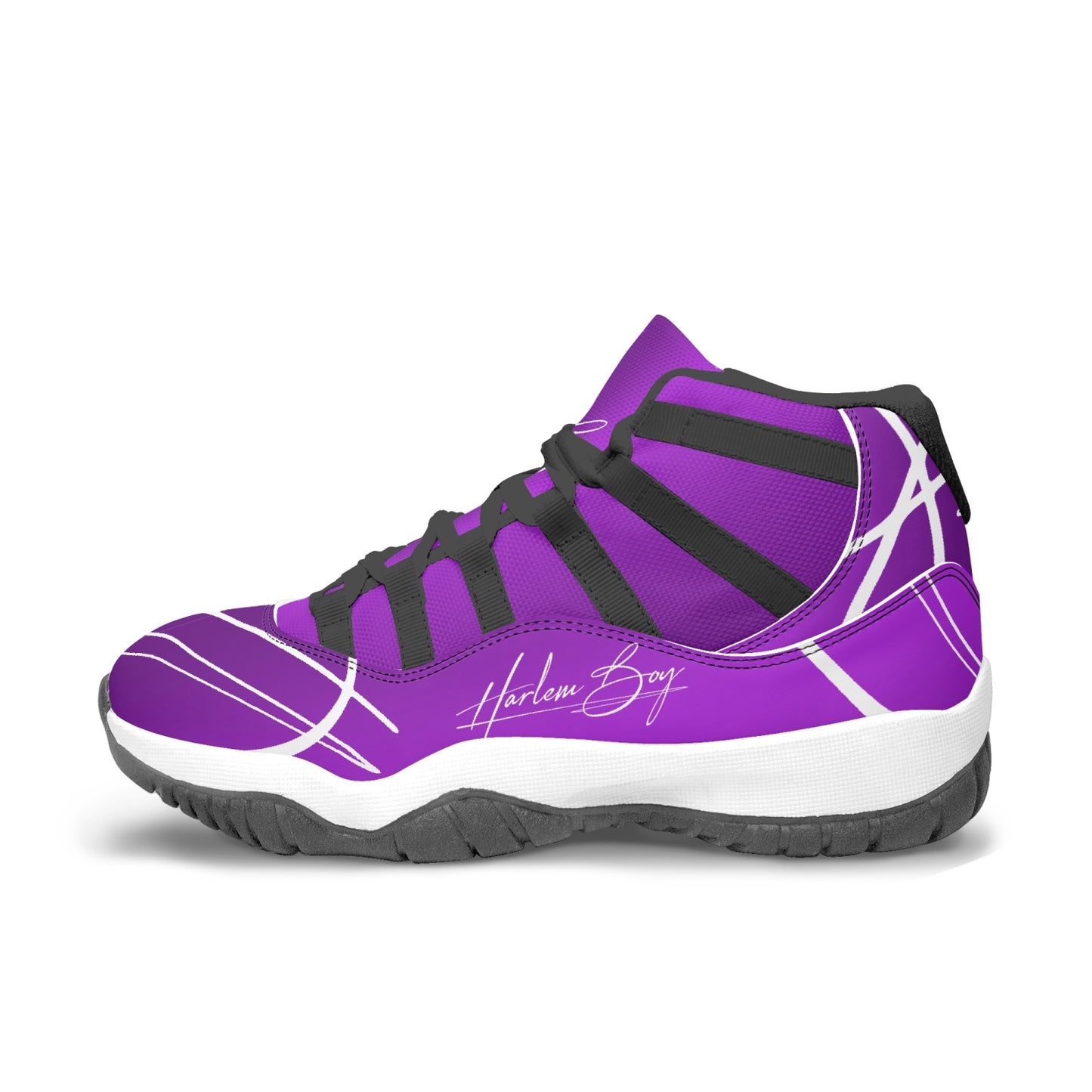 Harlem Boy "Tribe" Basketball - Amethyst w/Black or White Trim (Men's)