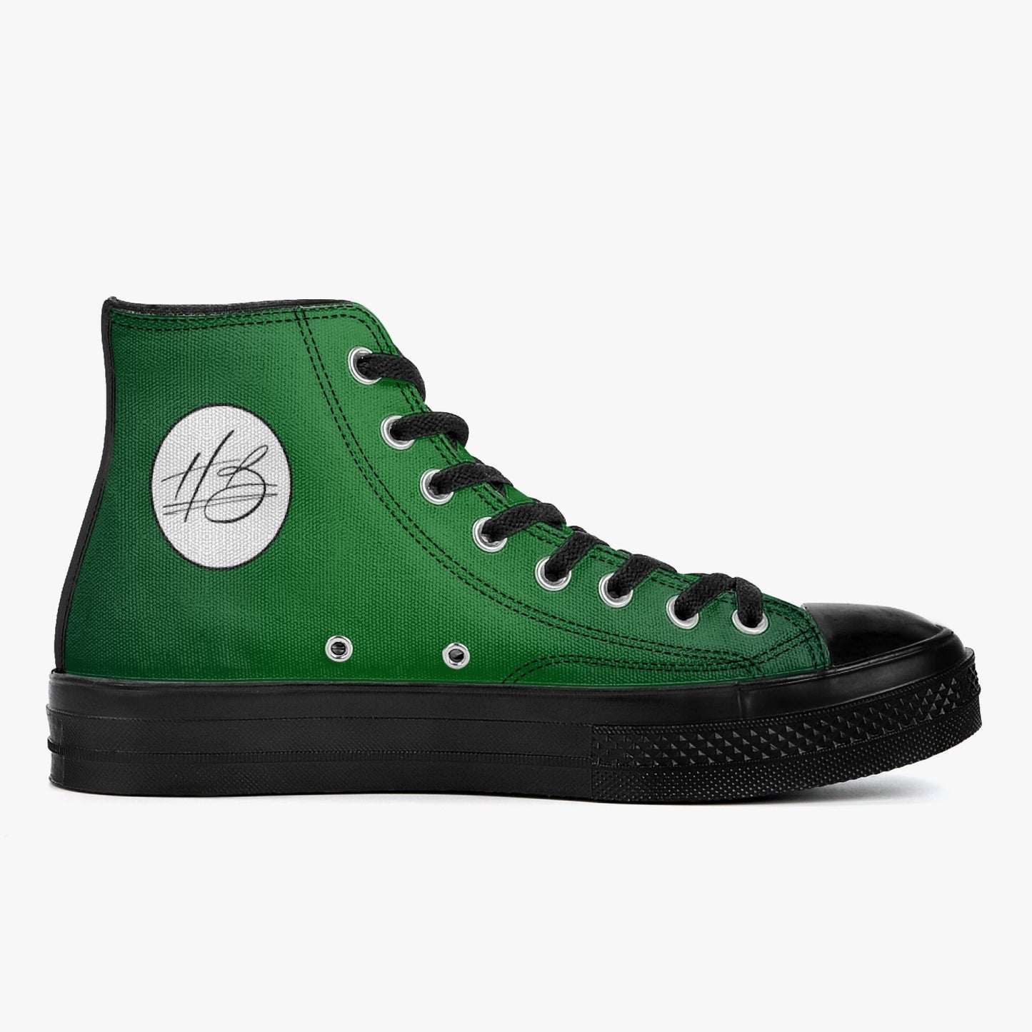 Harlem Boy "Coolee High" Tops Men - Emerald - Black Sole