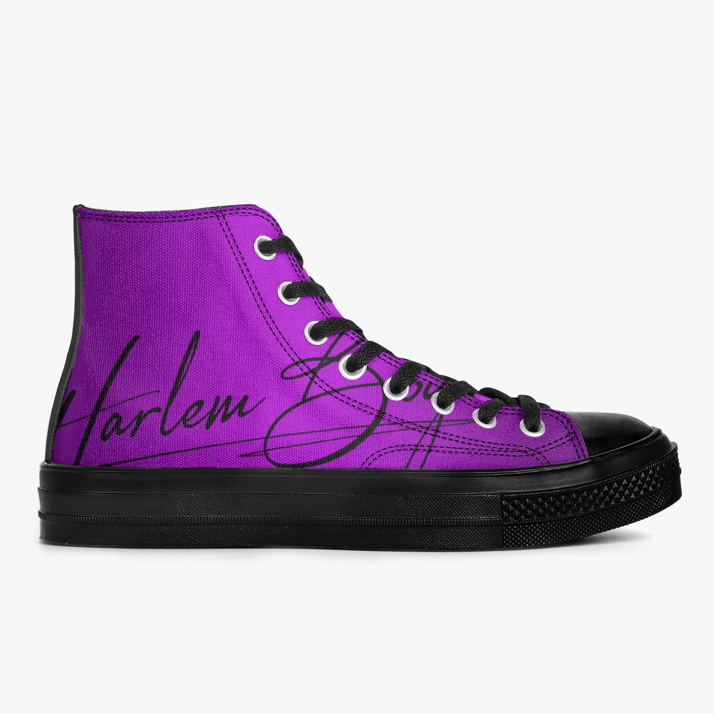 Harlem Boy "Coolee High" Tops Men - Royal Amethyst - Black Sole