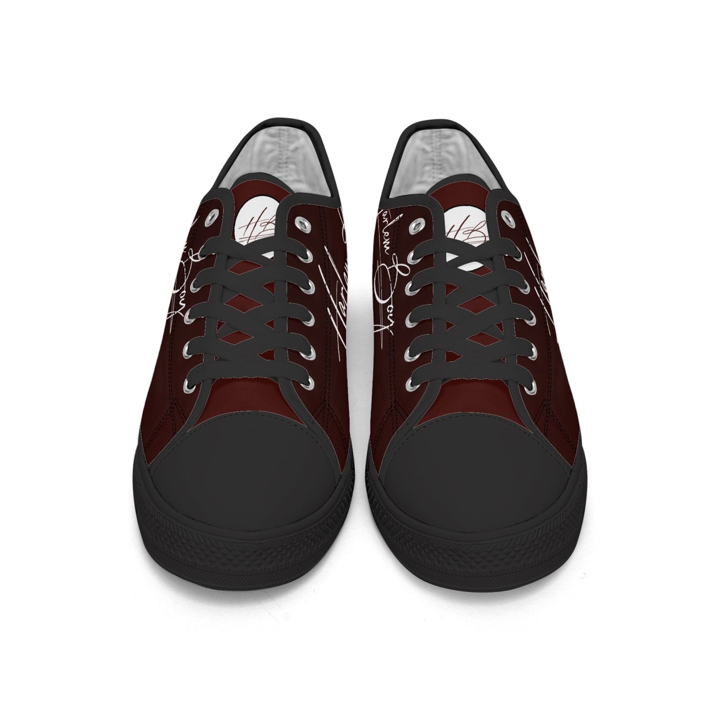 Harlem Boy "Lenox Ave" Unisex Classic Low Tops - Burnished Mahogany (Black or White Sole)
