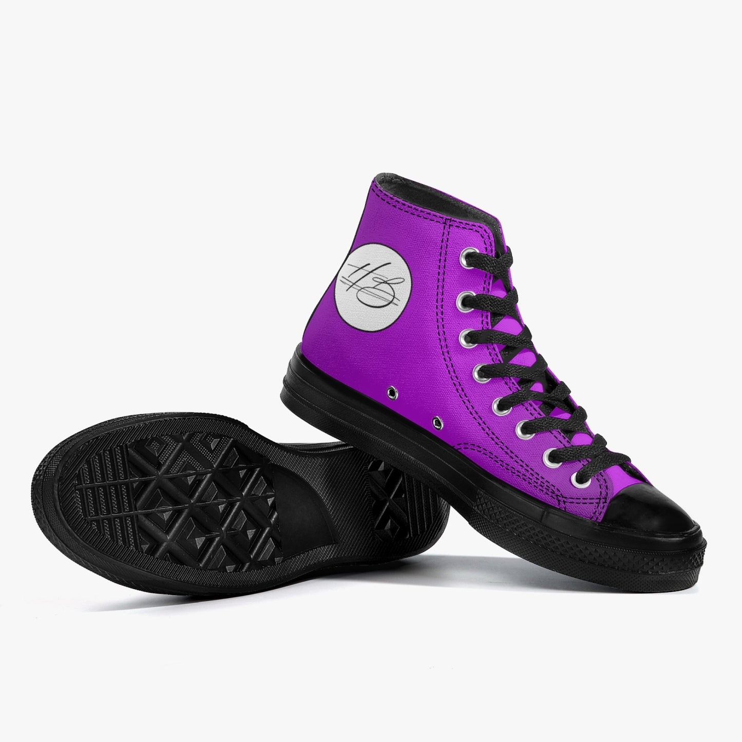 Harlem Boy "Coolee High" Tops Men - Royal Amethyst - Black Sole
