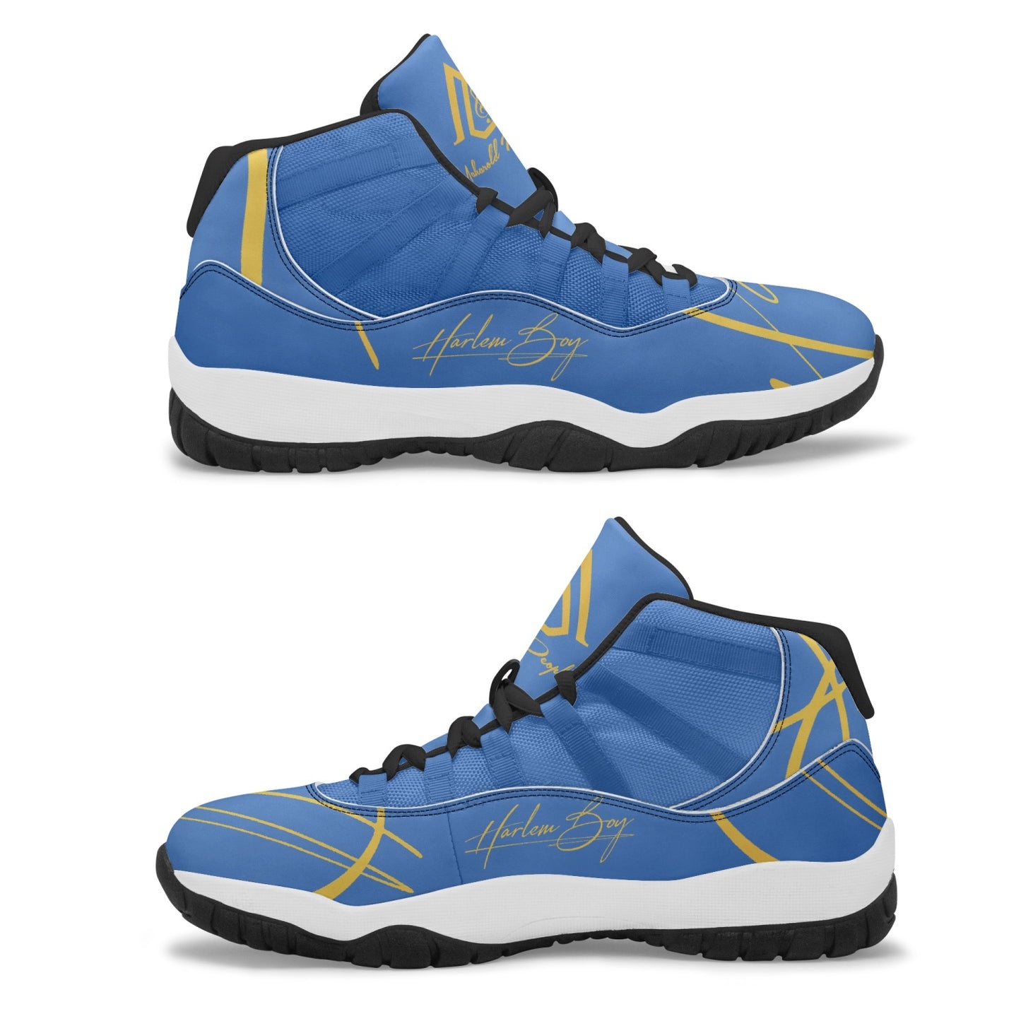 Harlem Boy "Tribe" Basketball MP2 Edition - Blue w/Black or White Trim (Men's) *