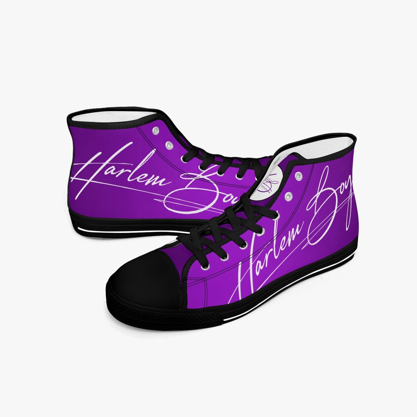 HB Harlem Boy "Lenox Ave" Classic High Top - Amethyst - Mens (Black or White Soles)