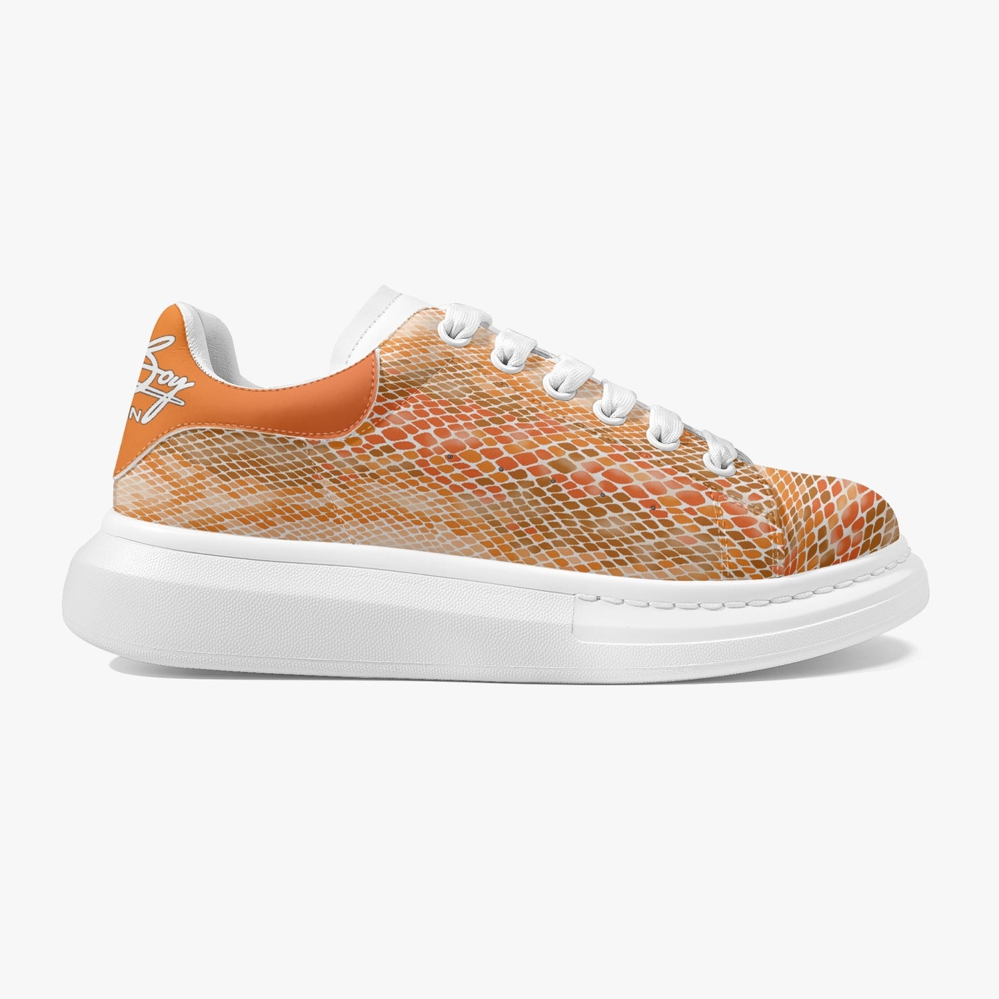 Harlem Boy Sankofa - Snakeskin Print - Mandarin - Mens