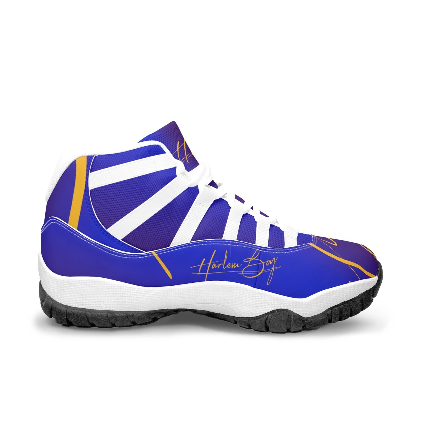 Harlem Boy "Tribe" Basketball - Blue & Gold w/White Trim (Women's)