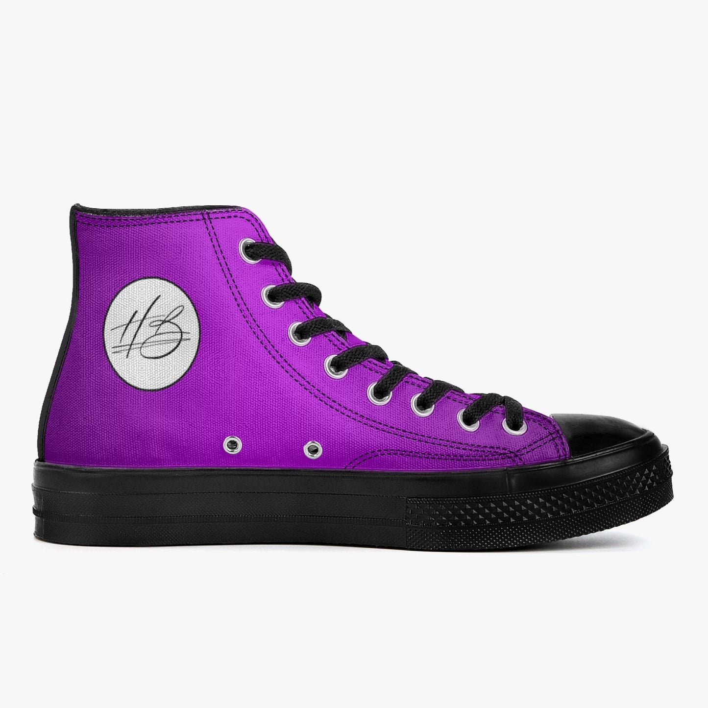 Harlem Boy "Coolee High" Tops Men - Royal Amethyst - Black Sole