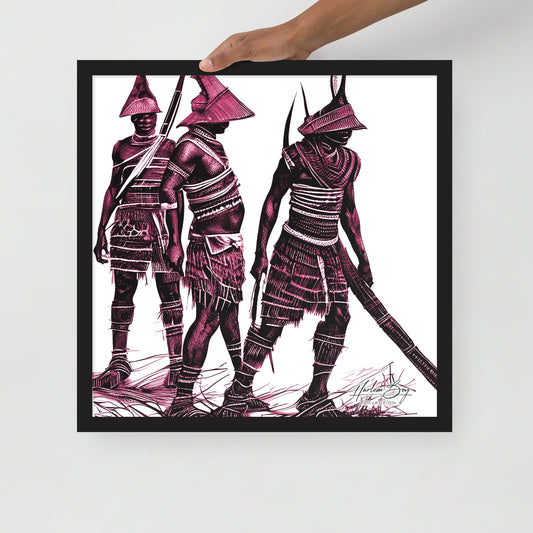 HBC - The Bowmen - Framed Poster 18 x 18