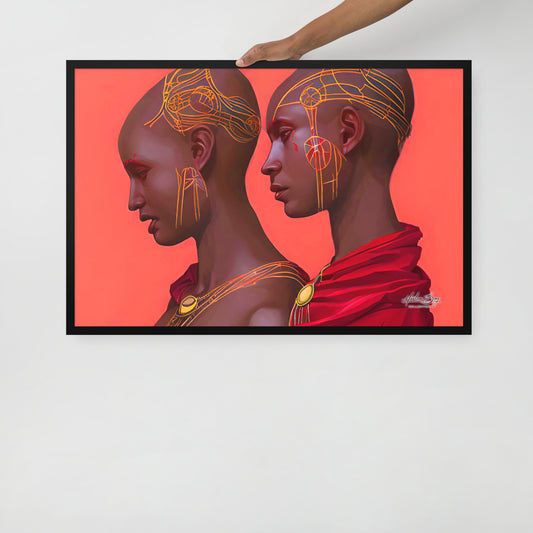 HBC - On Becoming Women - Framed Poster 24 x 36