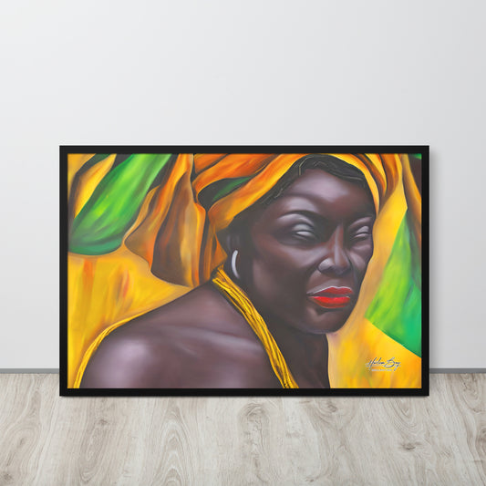 HBC - Queen Mother 1 - Framed Poster 24 x 36