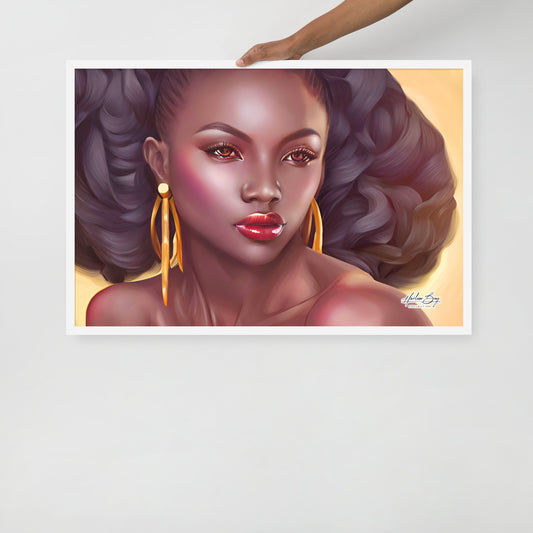 HBC - Regal Gaze - Framed Poster 24 x 36