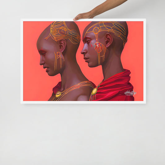 HBC - On Becoming Women - Framed Poster 24 x 36