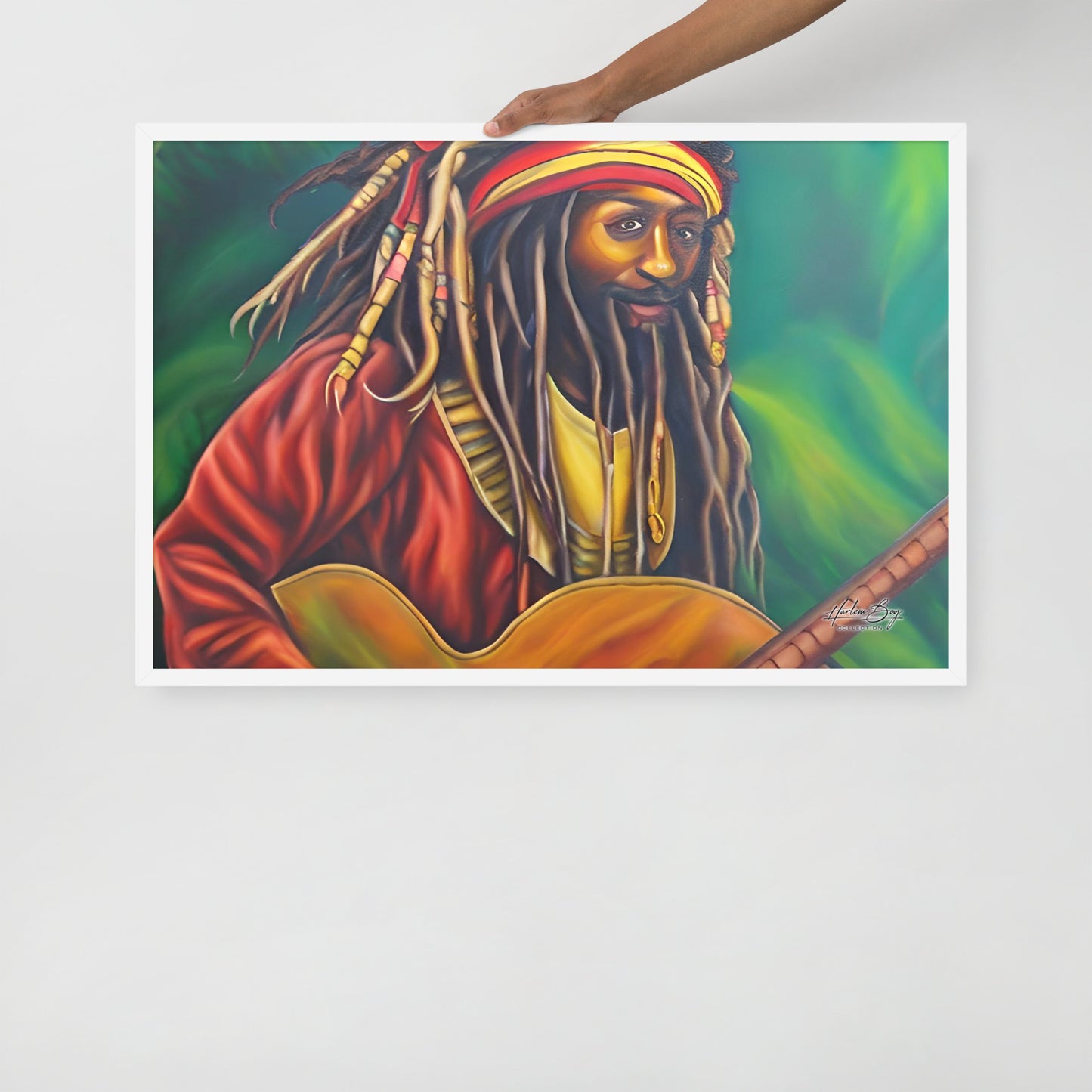 HBC - Ska Guitar Player - Framed Poster 24 x 36