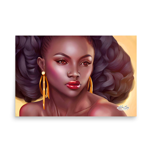 HBC - Regal Gaze - Poster  18 x 24 or 24 x 36