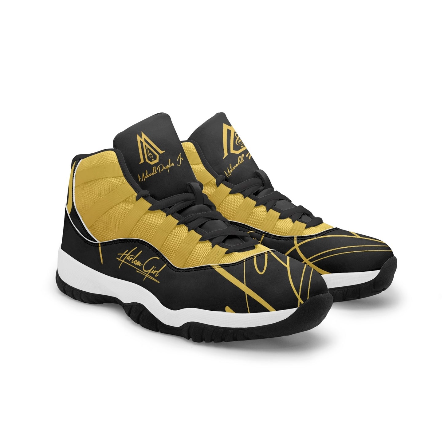 Harlem Girl "Tribe" Basketball MP2 Edition - Black w/Black or White Trim (Women's) *