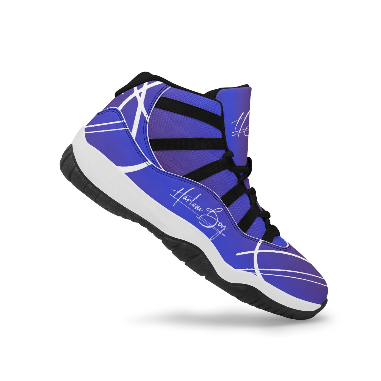 Harlem Boy "Tribe" Basketball - Sapphire w/Black or White Trim (Men's)