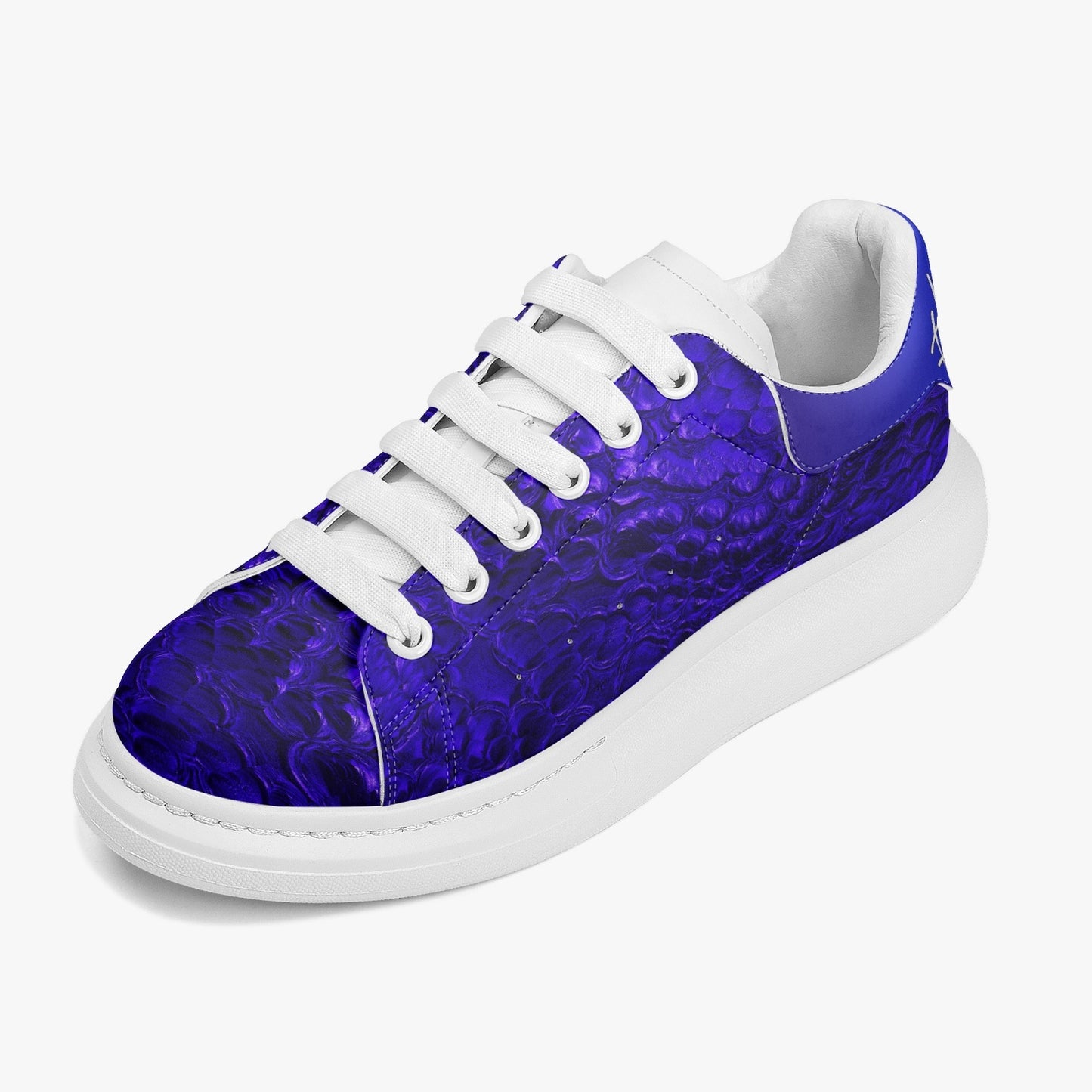 HBC - Harlem Girl Sankofa - Crocodile Print - Sapphire - Womens