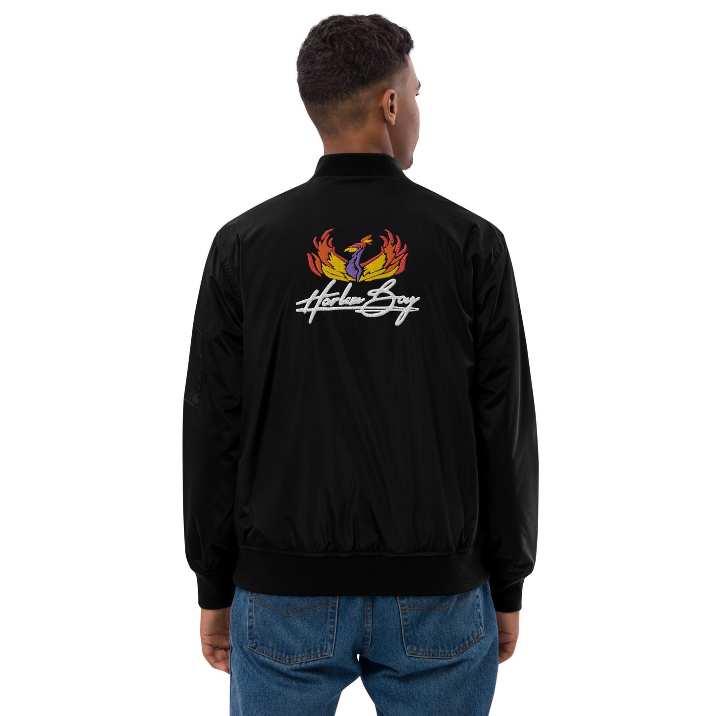 Harlem Boy Collection "Pheonix Logo" Embroidered Bomber