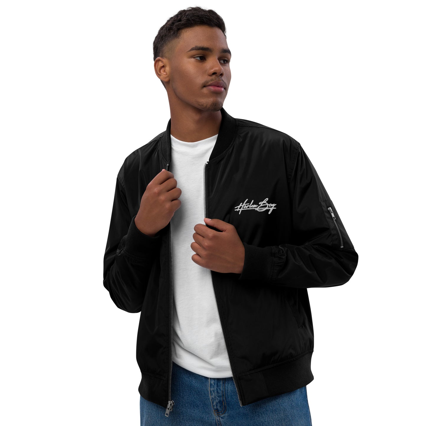 Harlem Boy Collection "Pheonix Logo" Embroidered Bomber