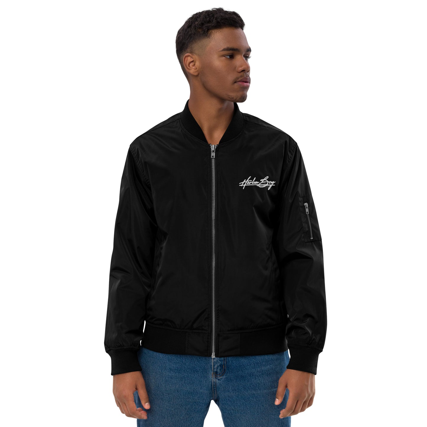 Harlem Boy Collection "Pheonix Logo" Embroidered Bomber