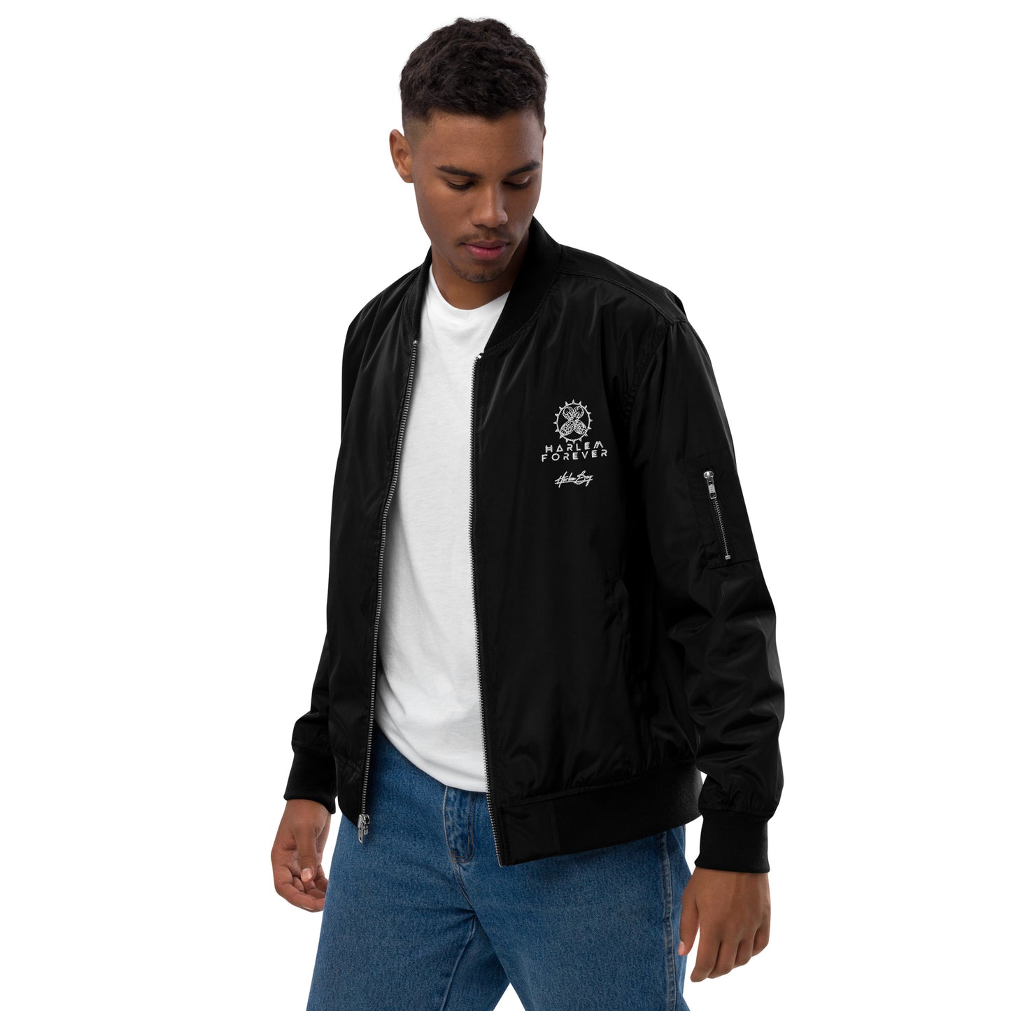 Harlem Boy Collection "Harlem Forever" Embroidered Bomber