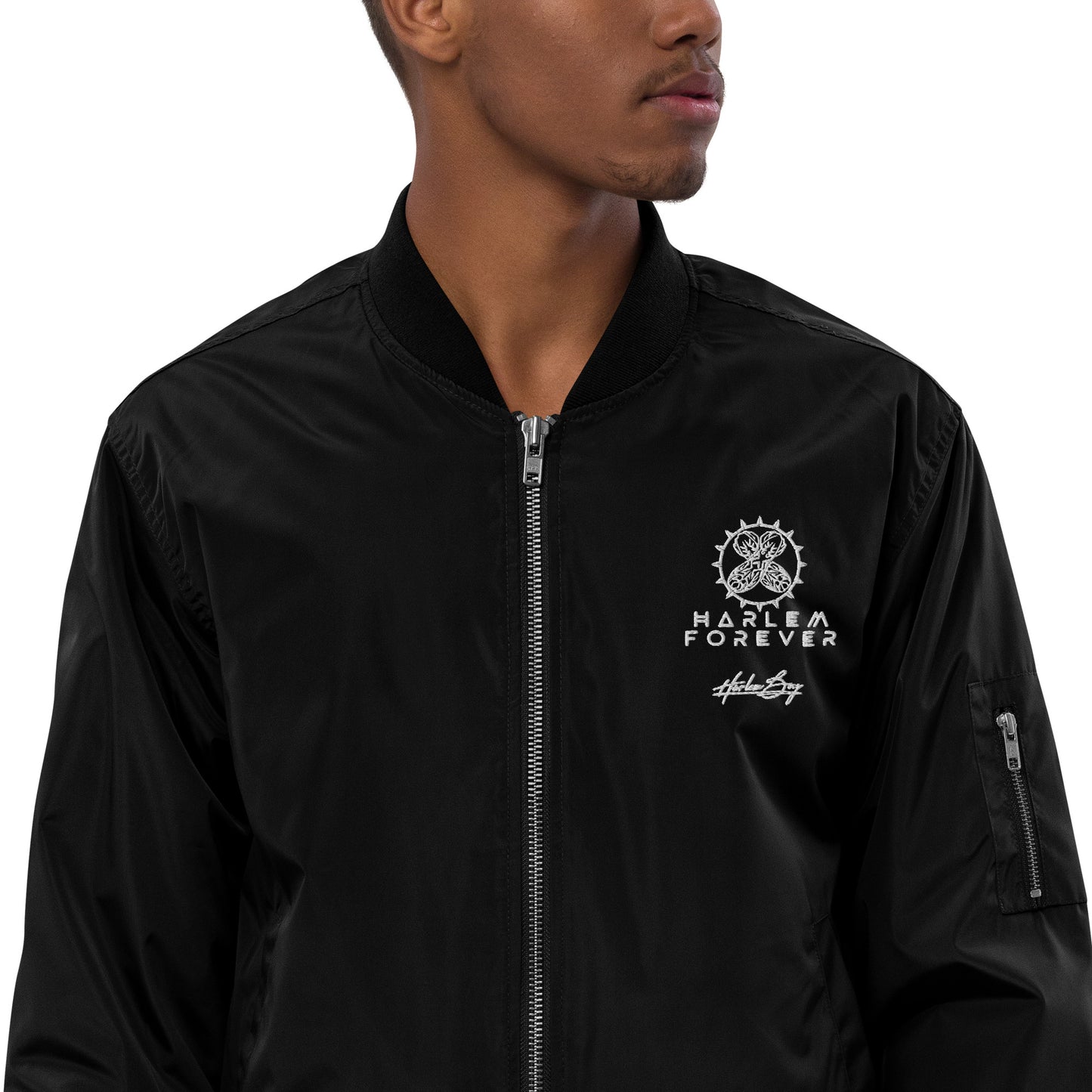 Harlem Boy Collection "Harlem Forever" Embroidered Bomber