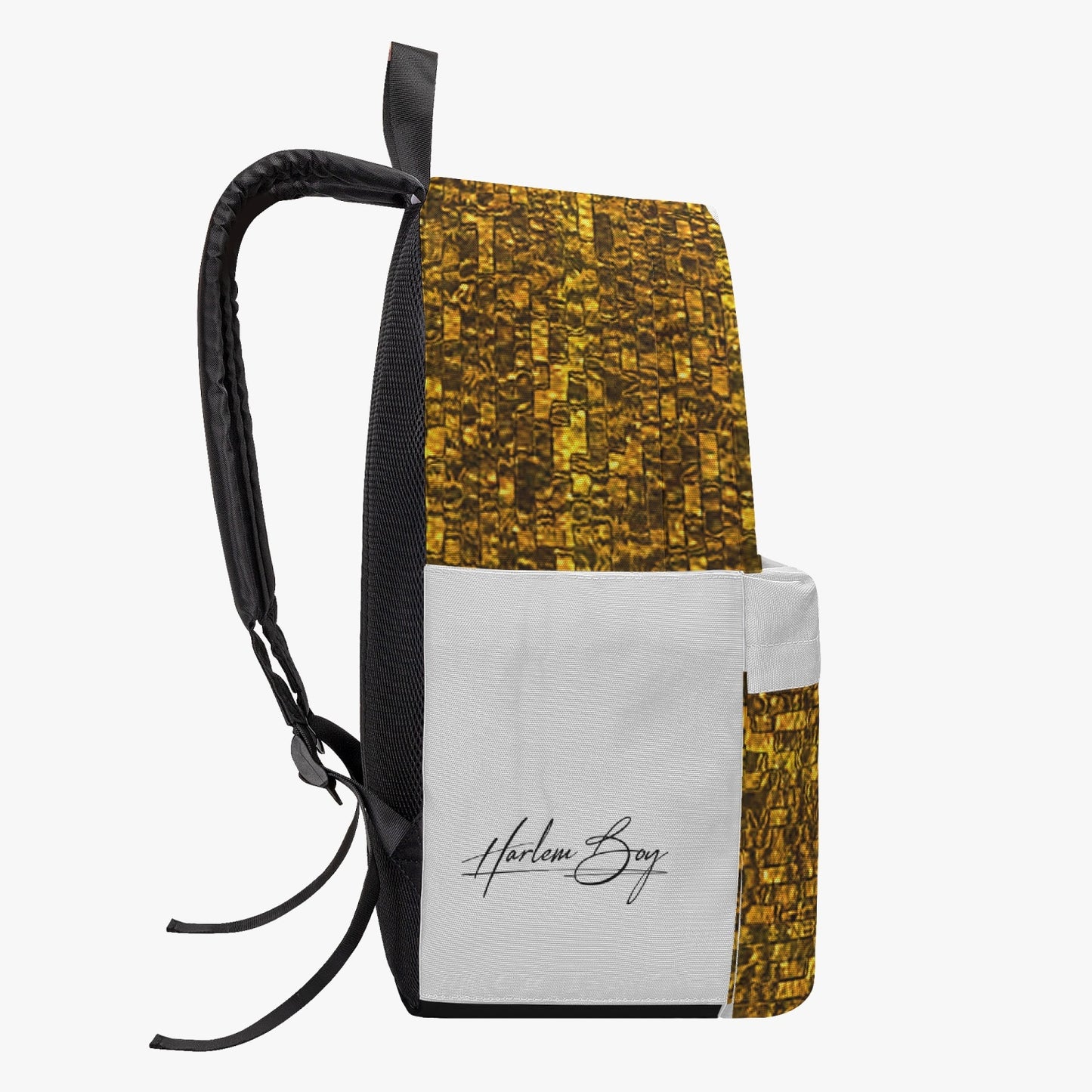 Harlem Boy Collection Backpack - Electric Kiss - Gold