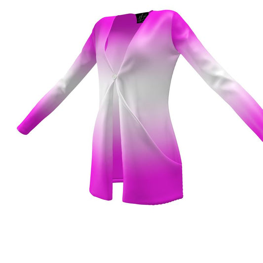 Harlem Boy Collection Long Sleeve Cardigan - Fuchsia