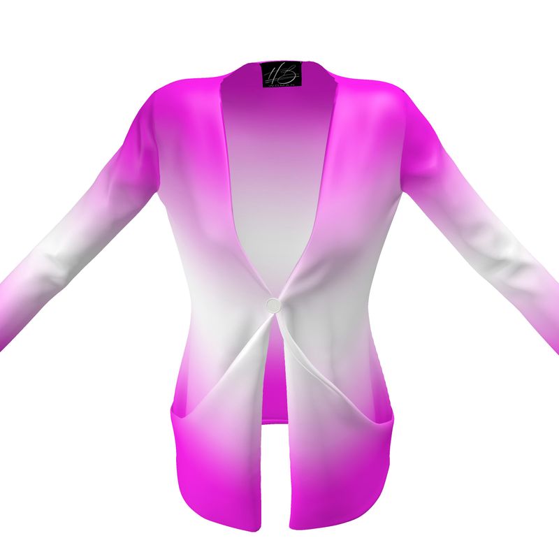 Harlem Boy Collection Long Sleeve Cardigan - Fuchsia