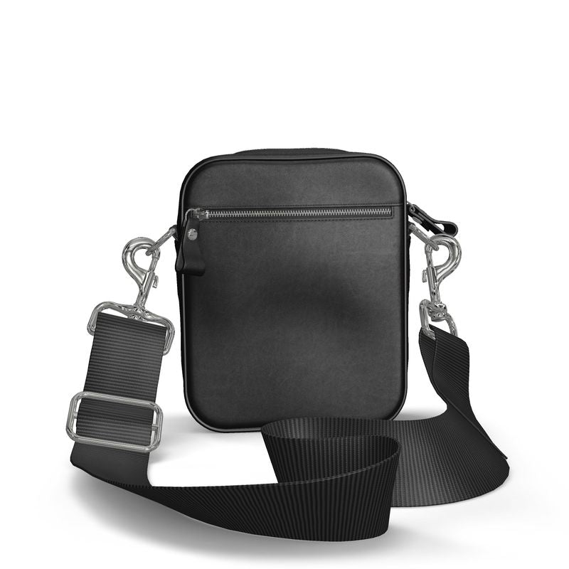 Harlem Boy Collection - Nappa Leather Messenger- One Nation Under God