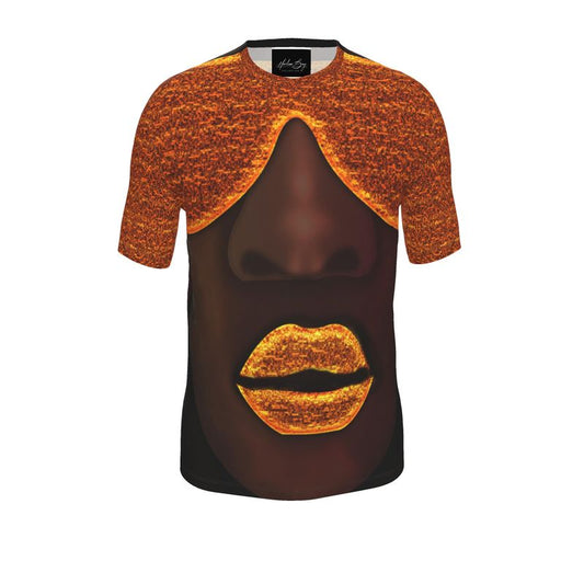 Harlem Boy Collection - Graphic Tee - Electric Kiss - Mandarin